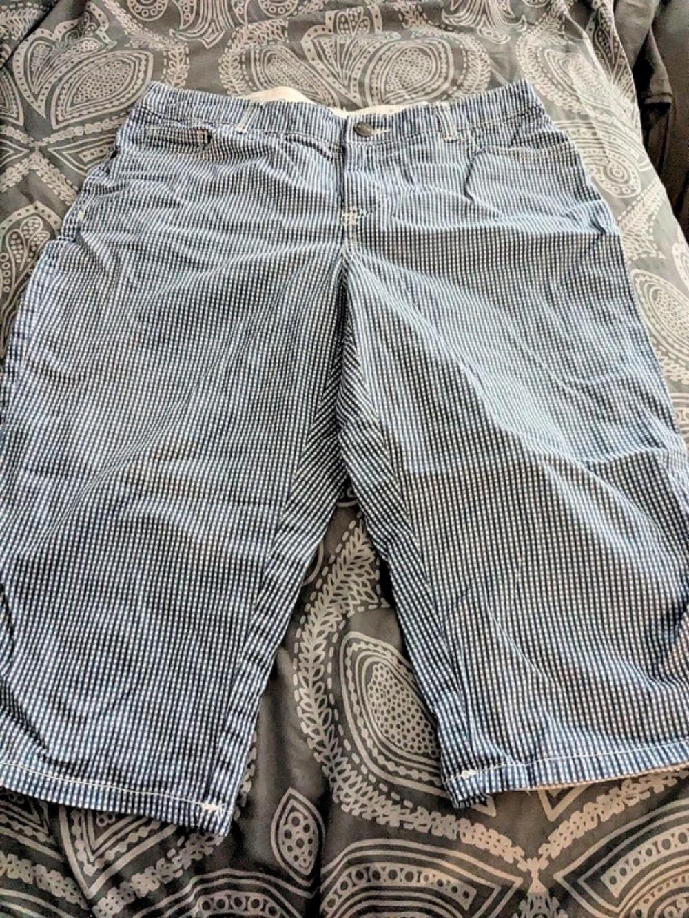 Croft & Barrow Natural Fit Stretch Gingham Shorts Stretch Gingham Bermuda Shorts